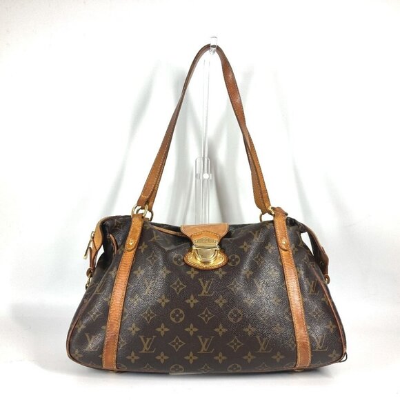 LOUIS VUITTON M51186 Monogram Stresa PM Tote Bag Shoulder Bag Canvas Brown - Picture 1 of 16